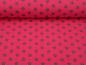 Preview: Baumwolljersey Sterne Pink/Grau